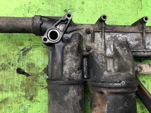 Маслоохладитель корпус масляного фильтра ISUZU GIGA OEM 1-11280-025-0 CXZ82K1D 2007 12PE1