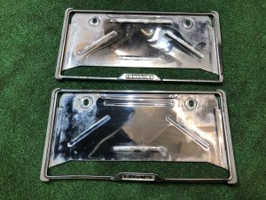 Suportes de matrícula SUBARU LEGACY OEM 12345678 BP5 2004 BLACK 32J