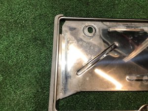 Suportes de matrícula SUBARU LEGACY OEM 12345678 BP5 2004 BLACK 32J