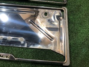 Suportes de matrícula SUBARU LEGACY OEM 12345678 BP5 2004 BLACK 32J