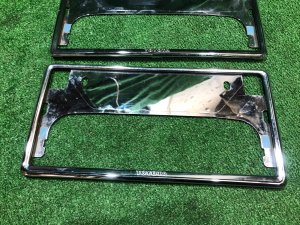 Номерные рамки TOYOTA PRIUS OEM 0840-00272 ZVW30 2012 SILVER 1F7