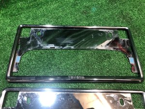 Номерные рамки TOYOTA PRIUS OEM 0840-00272 ZVW30 2012 SILVER 1F7