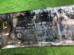 Номерные рамки TOYOTA PRIUS OEM 0840-00272 ZVW30 2012 SILVER 1F7