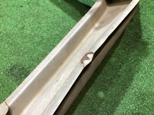 Rear bumper reinforcement SUBARU FORESTER OEM 57760FC220 SF5 1997 SILVER 406