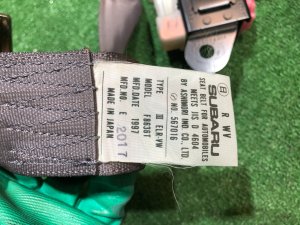 安全带 комплект SUBARU FORESTER OEM 64611FC000NF, 64611FC010NF, 64651FC000NF, 64651FC010NF SF5 1997 SILVER 406