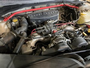 Двигатель 1 модель EJ254DXBKE SUBARU LANCASTER OEM 10100BD030 BH9 1999 EJ254