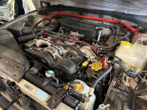 Двигатель 1 модель EJ254DXBKE SUBARU LANCASTER OEM 10100BD030 BH9 1999 EJ254