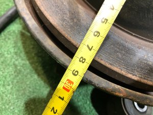 后轮毂 266 мм SUBARU FORESTER OEM 28052AA031, 28016AA020 SG5 2004 EJ205 AT