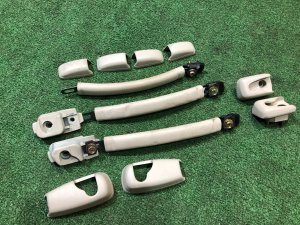Ручки потолка крепления сетки SUBARU LANCASTER OEM 92043AE000GF, 92041AE020GF, 92041AE030GF BHE BH9 BH5 1999 BEIGE 8L5