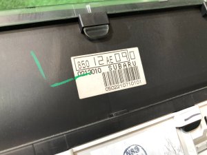 Спидометр SUBARU LANCASTER OEM 85012AE090 BH9 1999 EJ254